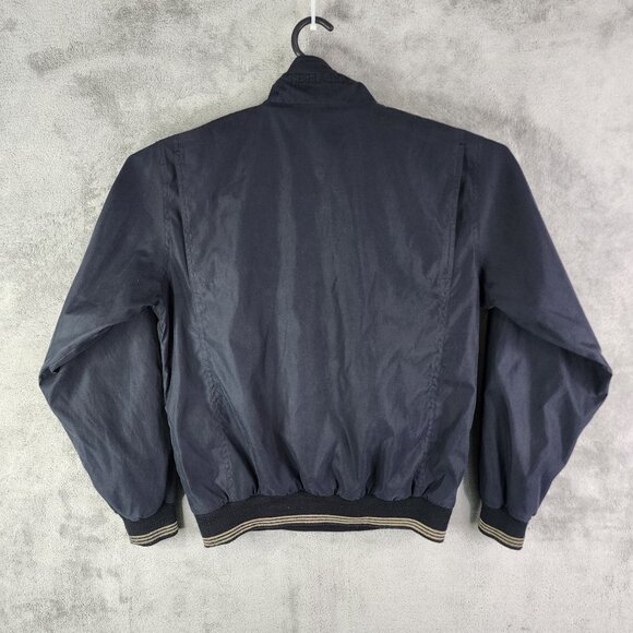 Mens Vintage Black Tehama Pullover Jacket 1/4 Button Down Long Sleeve Size S - Picture 8 of 12